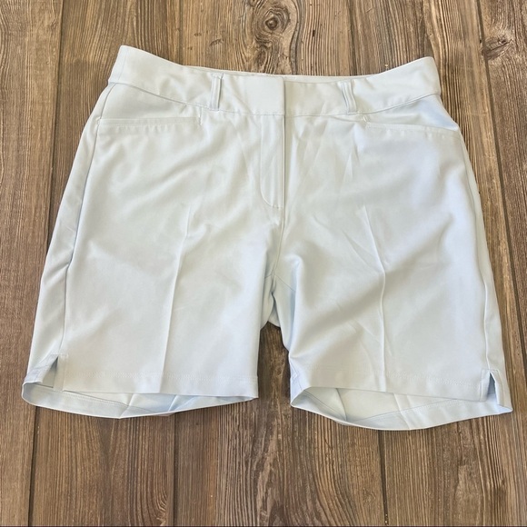 ADIDAS Women's Ultimate Club 7 Inch Shorts Golf Sky Tint Blue Size 10 - Picture 2 of 9
